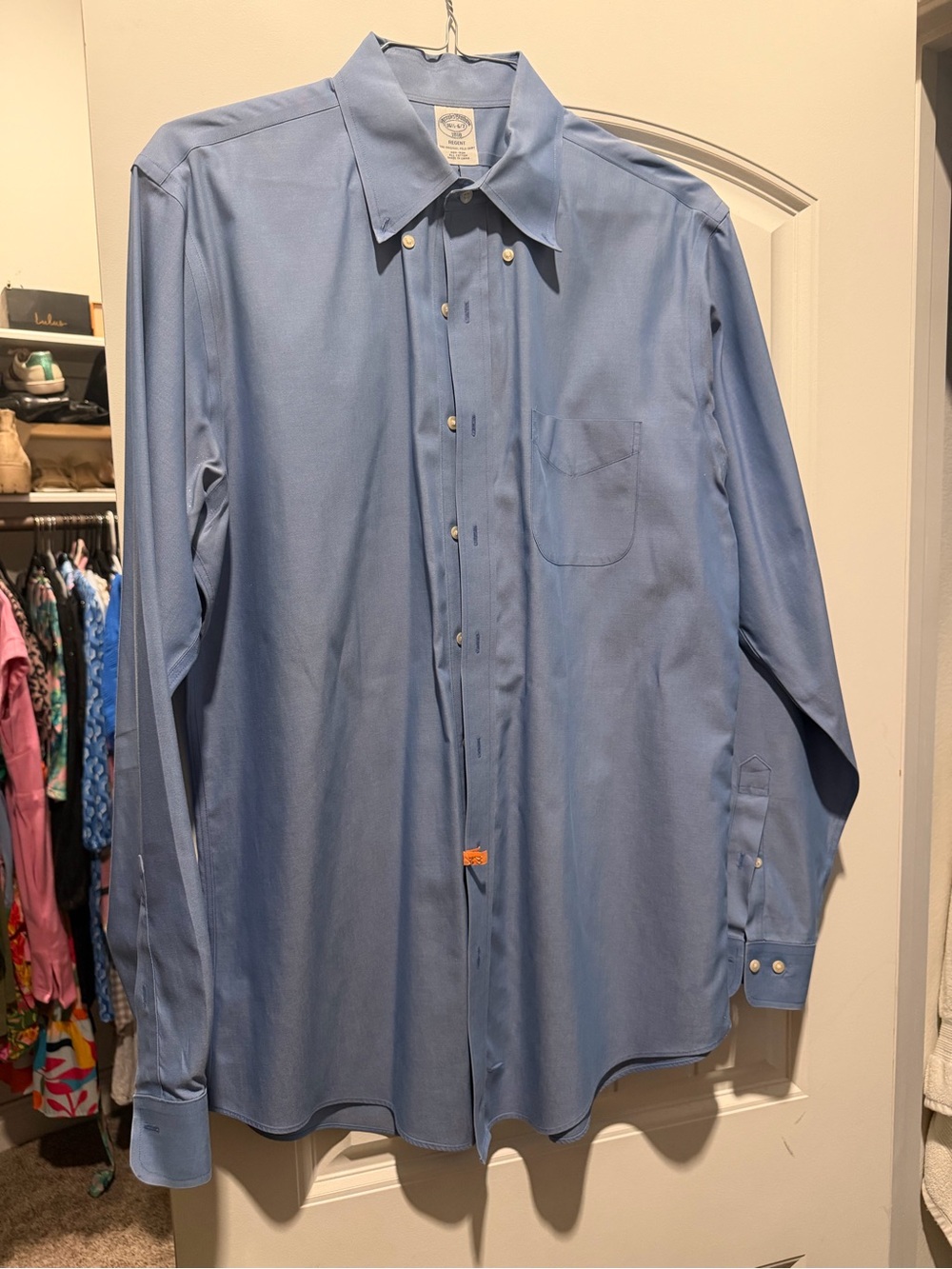 Brooks Brothers Light Blue Men's Button-Down Dress Shirt